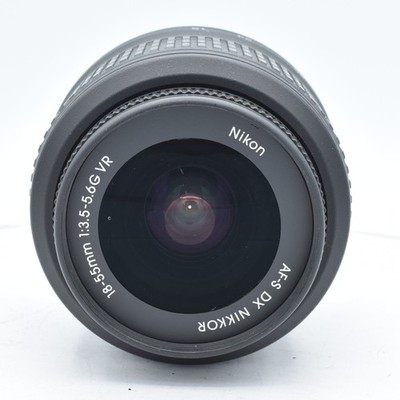 Nikon AF-S DX Nikkor 18-55mm f/3.5-5.6 G VR Autofocus APS-C Lens,