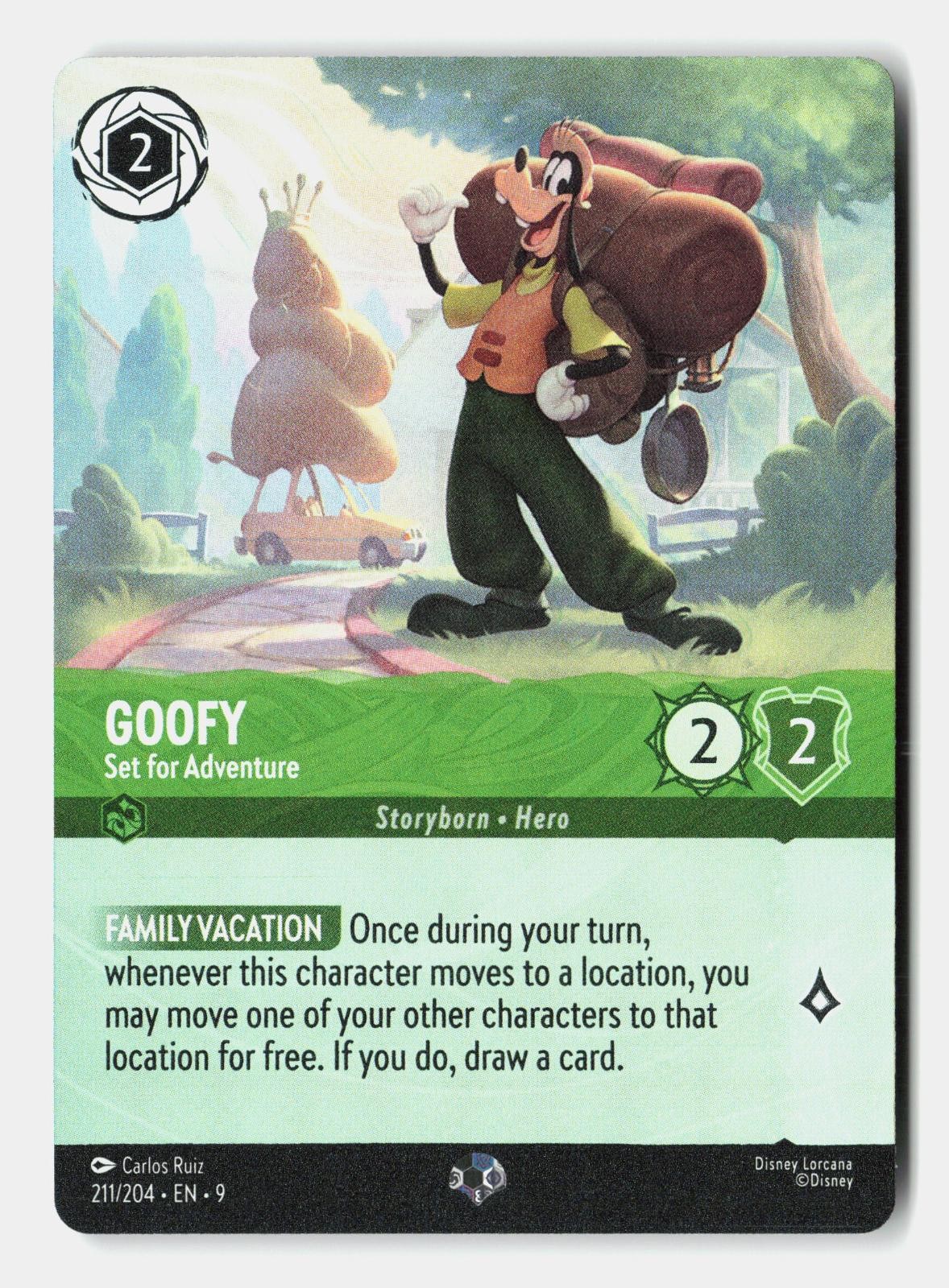 Goofy - Set for Adventure (Epic) 211/204 Epic Fabled Lorcana Holo Near Mint