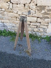 Trépied d'Arpenteur Ancien en Bois – Déco Industrielle / Vintage