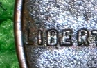 MAJOR ERROR!   1957-D "BIE" WHEAT PENNY!  VERY EARLY STAGE!!!