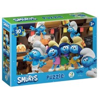 Puzzle Dodo Toys Die SchlüMpfe 30 Teile - Die Party (27X20Cm)
