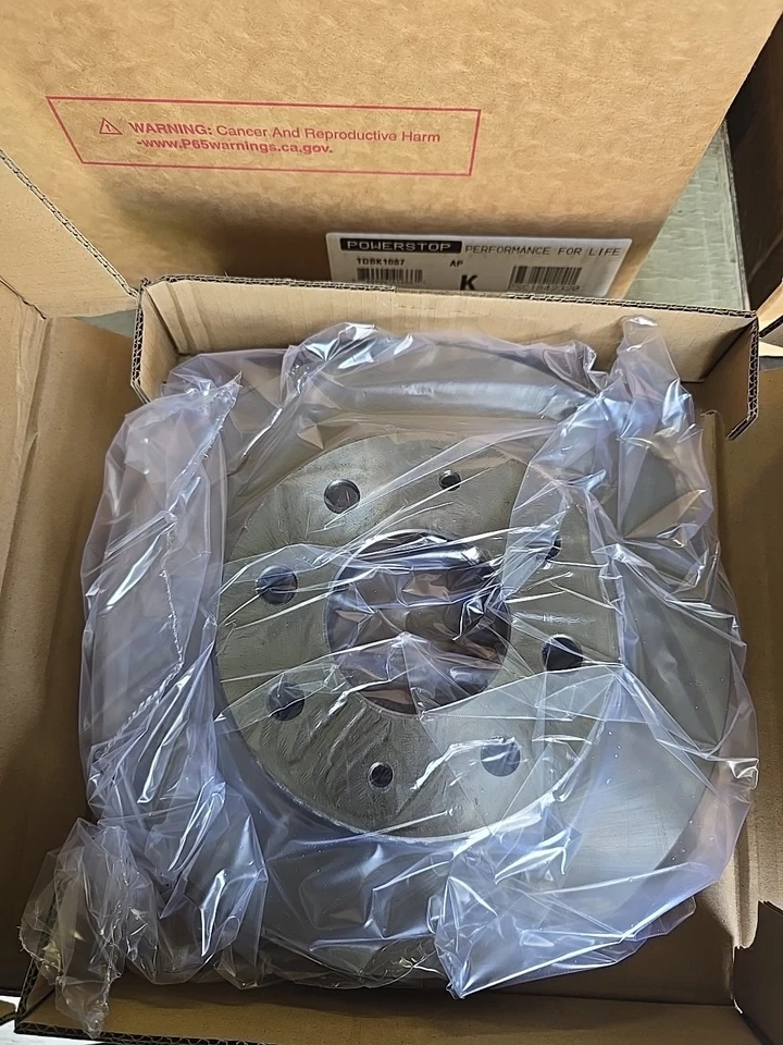 Kit de frenos de disco PowerStop - Delantero - Se adapta a Hyundai Elantra 1998-2001, Hyundai Elant Foto 3 de 4