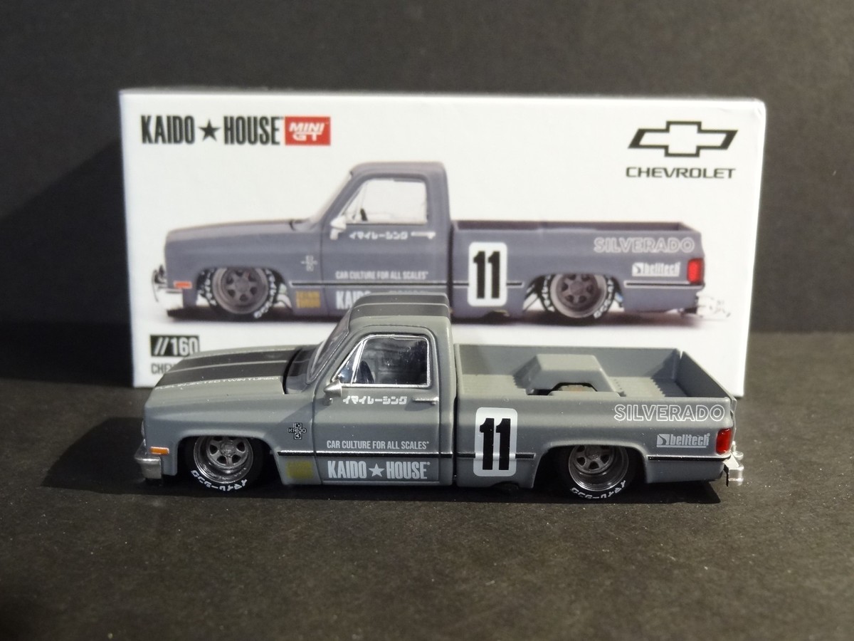 KAIDO HOUSE x MINI GT - 1983 CHEVY SILVERADO KAIDO V2 GREY