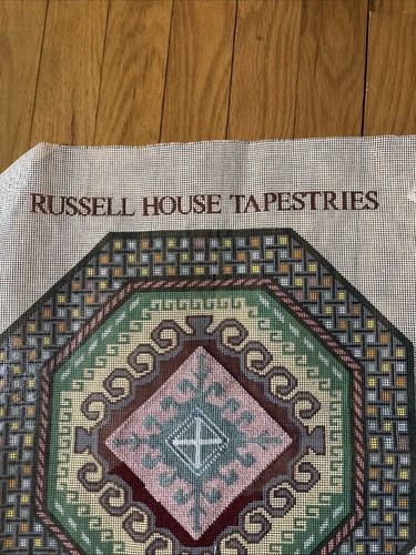 Needlepoint Tapestry From Russell House Tapestries Titled Bordjalou. - Picture 4 of 4