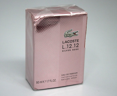 Lacoste L.12.12 Silver Rose - Damen Eau de Parfum EDP Spray 50 ml - VERSIEGELT
