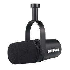 Shure MV7 Podcast Microphone. Enhanced Audio, LED Touch Panel, USB-C XLR