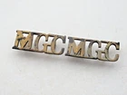 WW1 Era Pair of Machine Gun Corps (MGC) Shoulder Titles