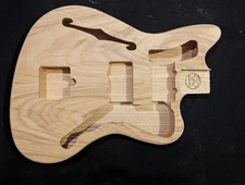 JM Electric Guitar Body, Ash, THINLINE,  MADE IN USA, #5-1260