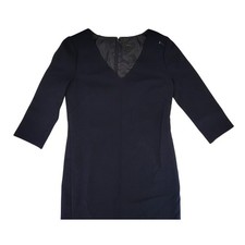 J Crew Navy Blue V Neck 3/4 Sleeve Sheath Dress Size 0
