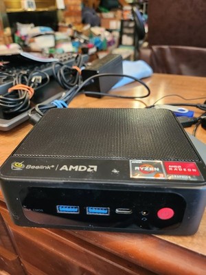 Beelink Ryzen mini pc with Monitor And all Accessories In Excellent Condition