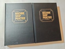 Machine Shop Practice Volume 1 2 Karl Moltrecht 1981 Hardcover Lot