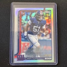 🔌IU 2025 TOPPS CHROME FOOTBALL AUTO REFRACTOR /499 RC ABDUL CARTER