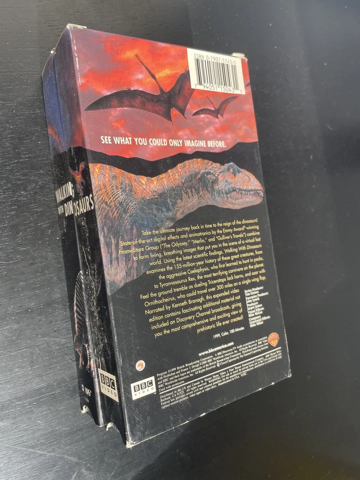 Walking With Dinosaurs (VHS 1999) BBC 2 Tape Set - Image 3 of 4