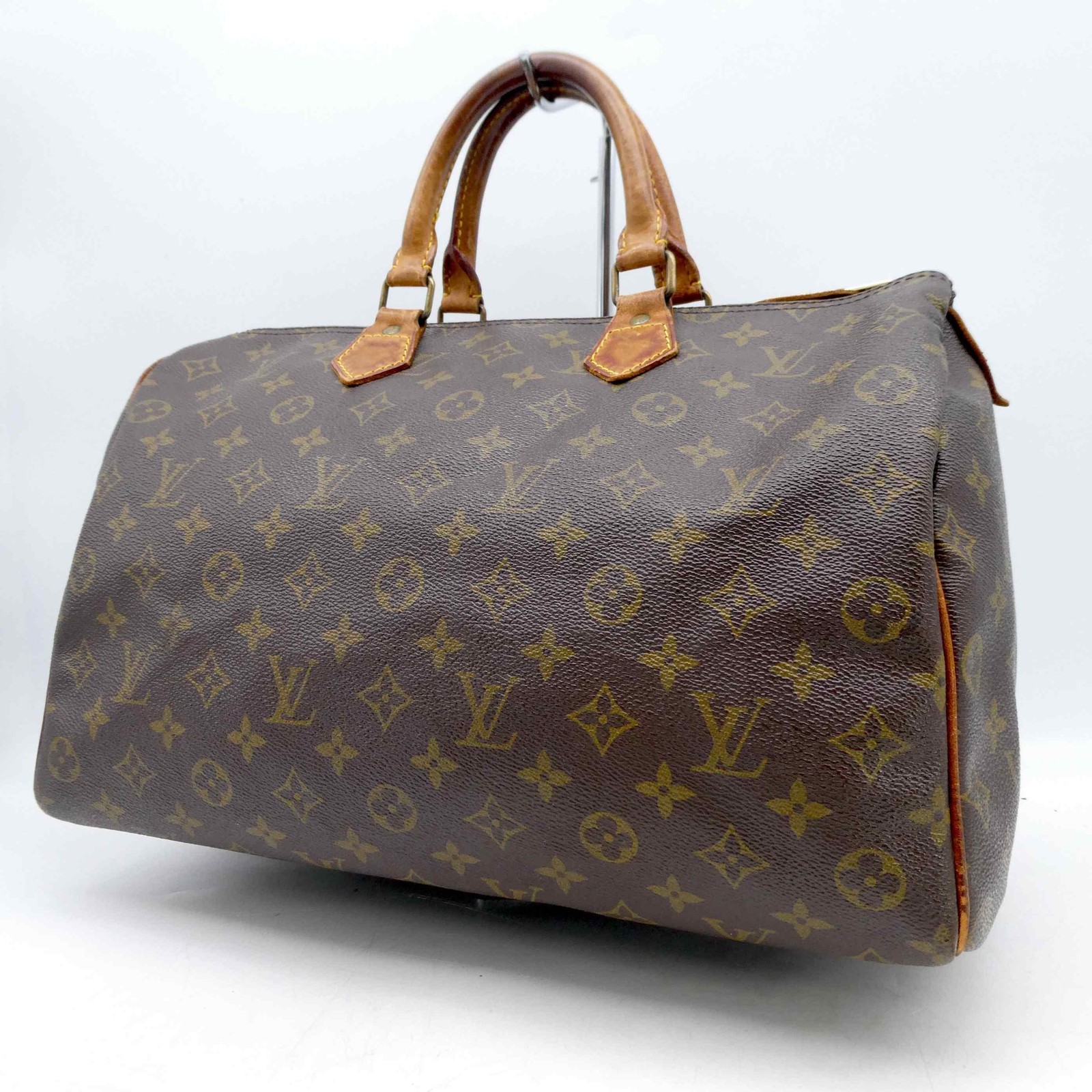 LOUIS VUITTON Speedy 35 M41107 Monogram Shoulder Hand Bag PVC 883