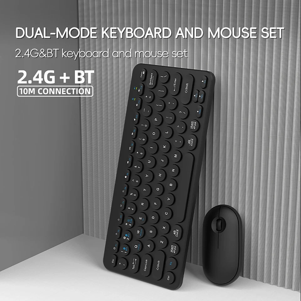 ** NEW Compact Wireless Keyboard and Mouse Combo | 2.4 GHz | With USB Dongle ** - Image 4 of 4