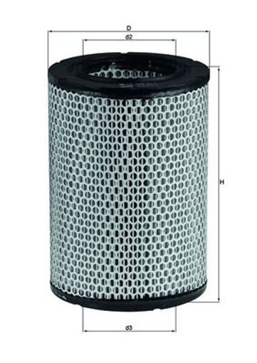 Fits FILTRY KNECHT / MAHLE LX 228 AIR FILTER Daimler, div.