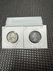 lot of 2 silver washington quarters