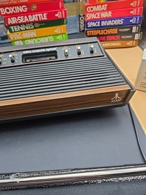 atari 2600 in original box With 29 Games In Box Read DESCRIPTION
