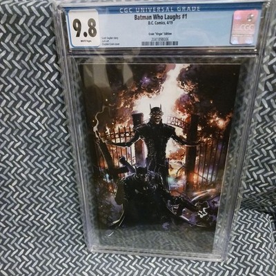 Batman Who Laughs #1 Clayton Crain Virgin Variant CGC 9.8