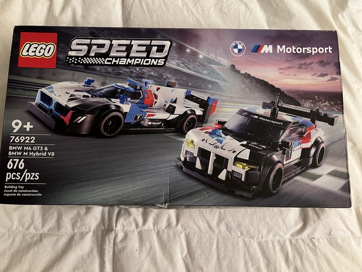 LEGO Speed Champions BMW M4 GT3 & BMW M Hybrid V8 Race Cars 76922