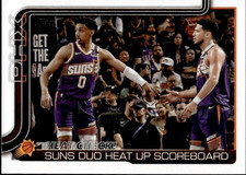2025-26 Topps #294 Heat Check!: Suns Duo Heat Up Scoreboard