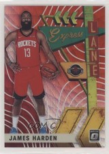 2019-20 Panini Donruss Optic Express Lane Red Wave Prizm James Harden #1 5z0