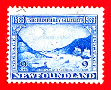 Canada Newfoundland #219 Sir Humphrey Gilbert Issue Arrival at St. John's Used