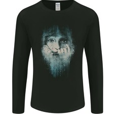 Arte Abstracto Mujer Hombre Manga Larga Camiseta