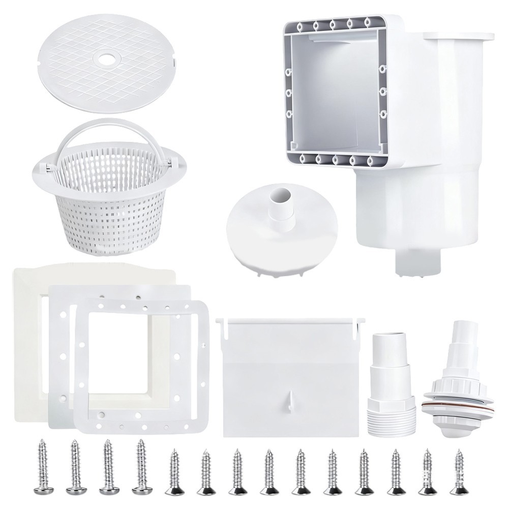 Kit Skimmer Piscina para Piscinas Sobre el Suelo Fácil Configuración con Todos los Componentes