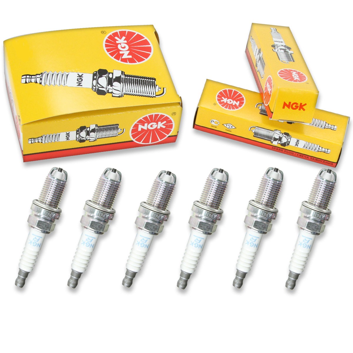 6 pc NGK 2288 BKR6EK Standard Spark Plugs for V99-75-0023 K6RDY K20TXR ar