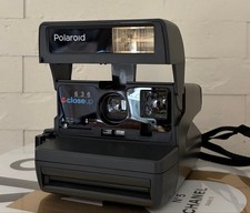 Polaroid 636 Close Up Instant Camera with Cover - Works, Vintage Condition