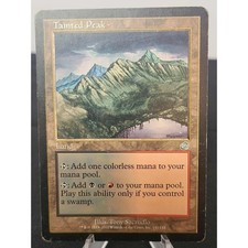 Tainted Peak   MTG Land Odyssey Block Era Black Red Dual Land