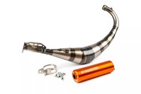 Auspuff Stage6 Streetrace CNC Orange Derbi / Minarelli AM6