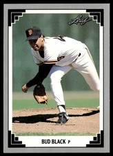 1991 Leaf Bud Black San Francisco Giants #312