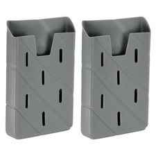 2Pcs Organizer Holder for Beach Bag, Square Hole Insert Holder Charm, Gray