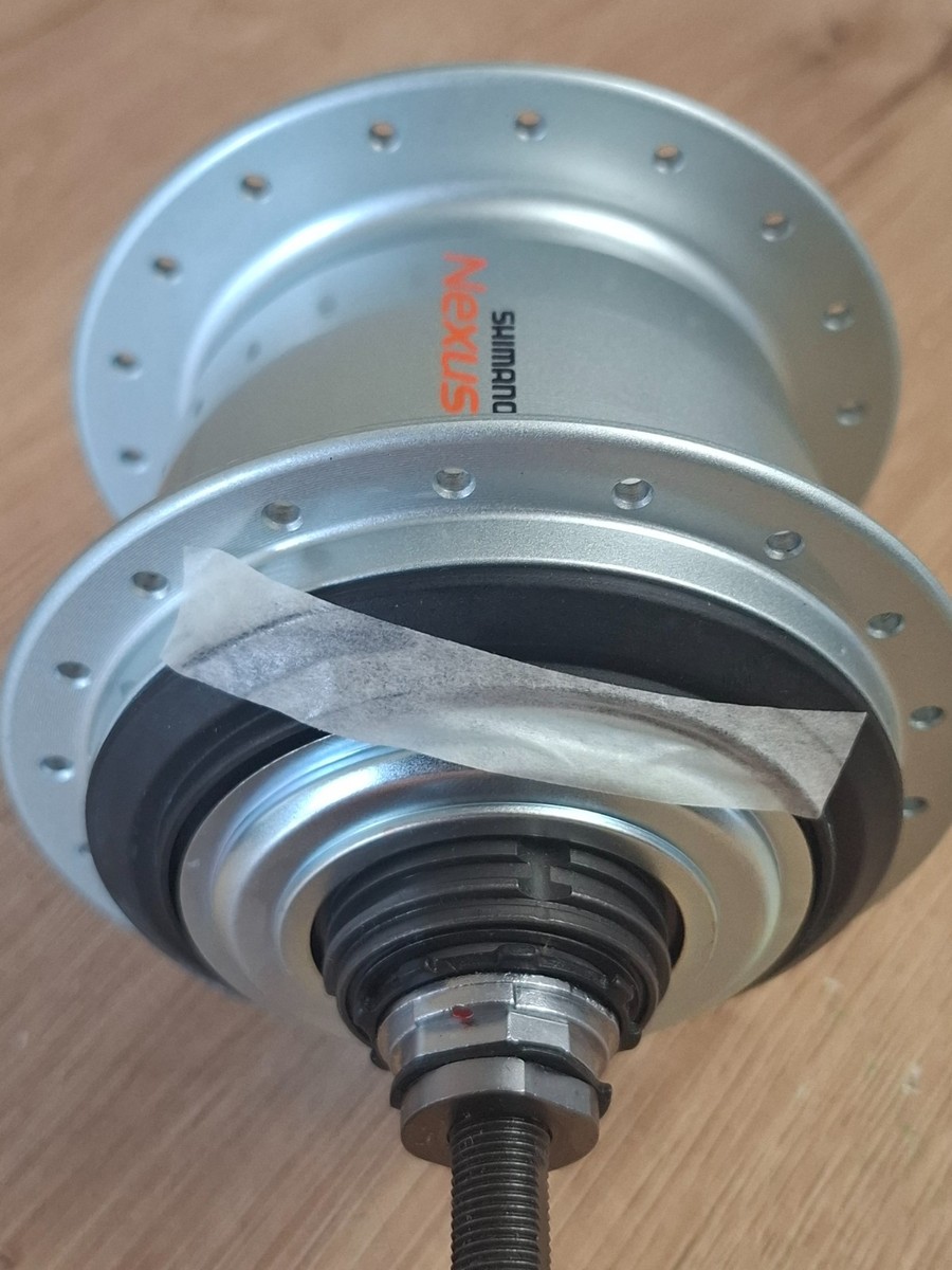 Shimano Nexus SG-C6001-8V 8-Speed Hub 36H 184mm Silver a Rim Brake