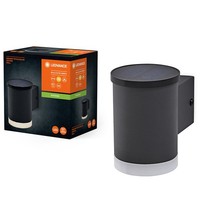 LED Wandlampe AußEnleuchte Endura Style Solar Wall Oxford Anthrazit DG Warmweiß