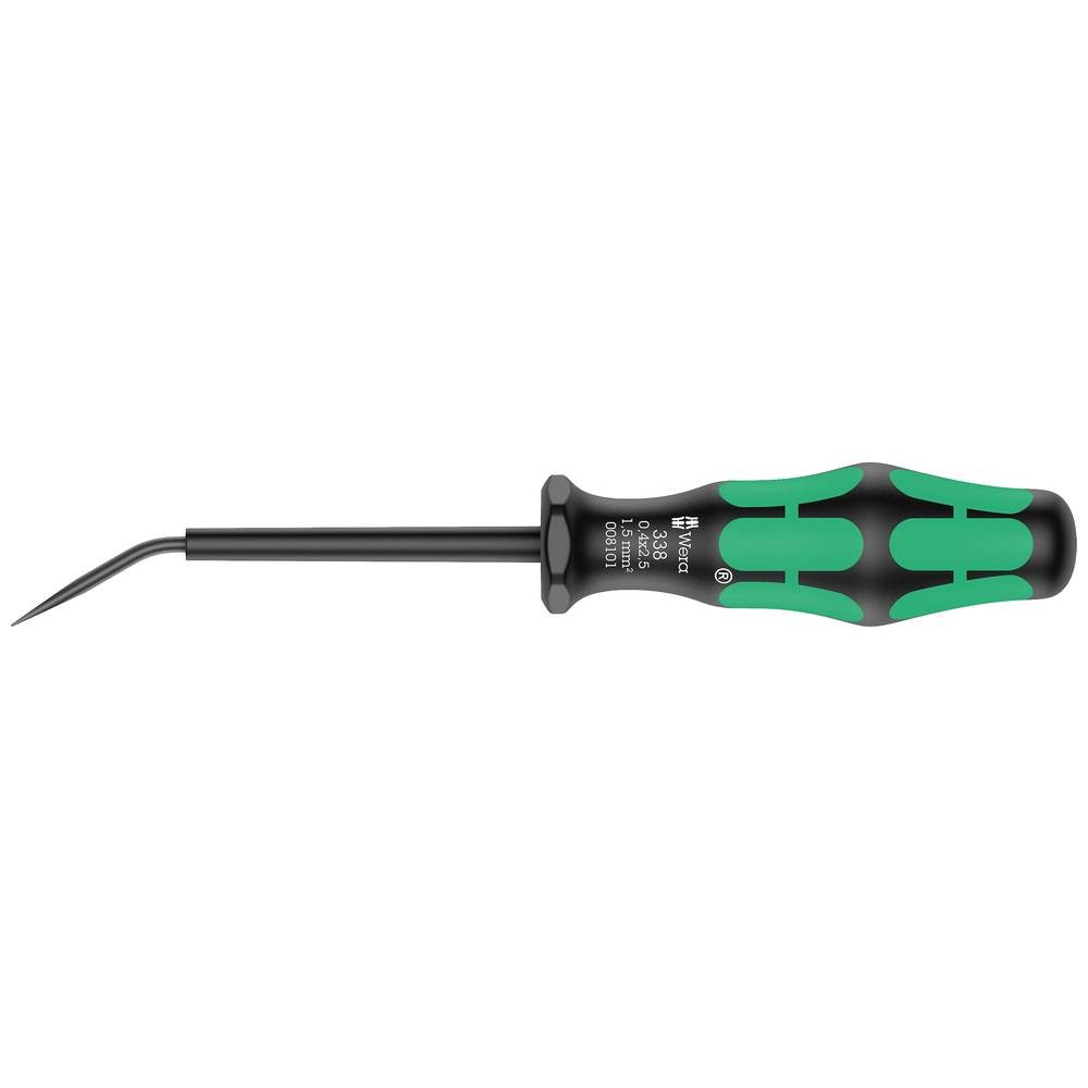 Outil Wera 05008101001 noir et vert 1.5 mm2 avec lame incurvée