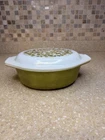 Pyrex Vintage Olive Verde 043 With Lid