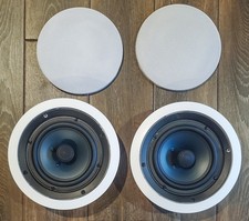 Set of IN-CEILING 8 2-WAY SPEAKERS White 652C