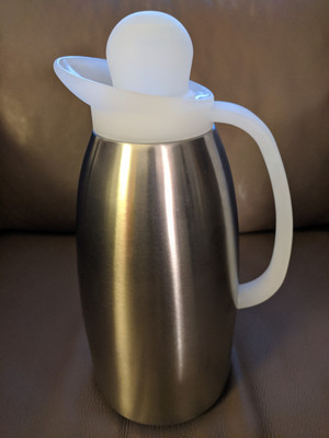 IKEA VAKUUMFLASCHE 1,8L EDELSTAHL FÜR TISCHPLATTE EINSATZ DESIGN MAGNUS LUNDSTROM