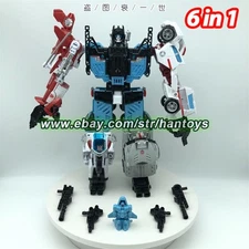 HZX 6 in 1 Defensor IDW G1 Action Figure Deformable Robot Child Kit Toy No box