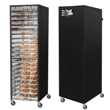 Bun Pan Sheet Rack Cover,Bread Speed Rack Cover with Zipper,Fit 20 Tier Commer..
