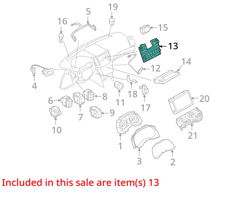 Control de temperatura sin sistema de DVD compatible con 10-12 INFINITI EX35 2263801 Foto 3 de 4