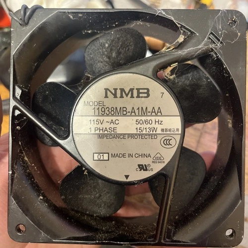 1PC NMB TECHNOLOGIES - 11938MB-A1M-AA-01 - AC Axial Fan, 115V, Square, 119 mm,