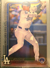 Topps Chrome Shohei Ohtani RC Rookie #1 Los Angeles Dodgers MLB 2025