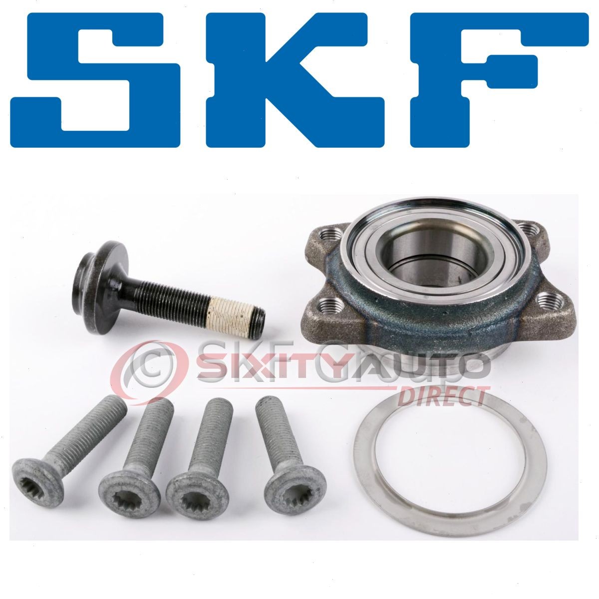 SKF Front Wheel Bearing Kit for 2008-2015 Audi R8 4.2L 5.2L V10 V8 - Axle no