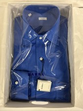 Camicia Barba Napoli blu royal