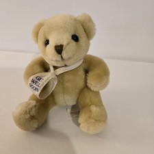 Russ Berrie  Co Beige Get Well Soon Bear 6.5" Stuffed Animal Wearing Sling