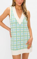 Show Me Your Mumu Hartford Tank Sweater Dress On The Green Plaid